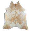 Peau de vache marron et blanche XXL