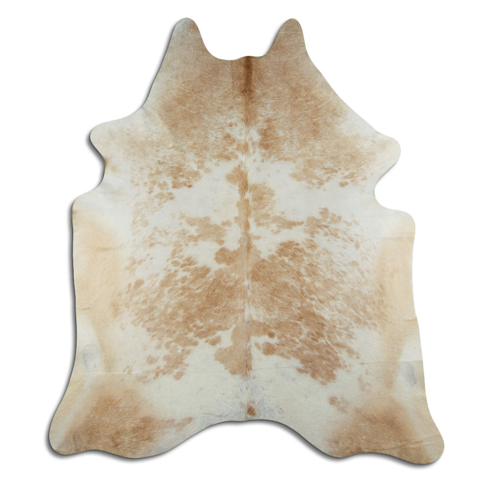 Peau de vache marron et blanche XXL