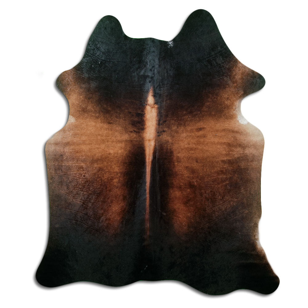 Peau de vache marron L