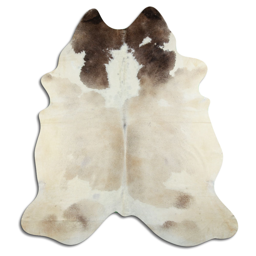 Peau de vache marron et blanche XXL