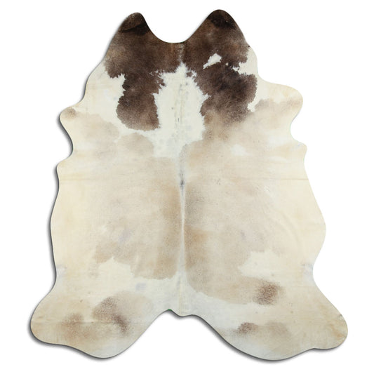 Peau de vache marron et blanche XXL