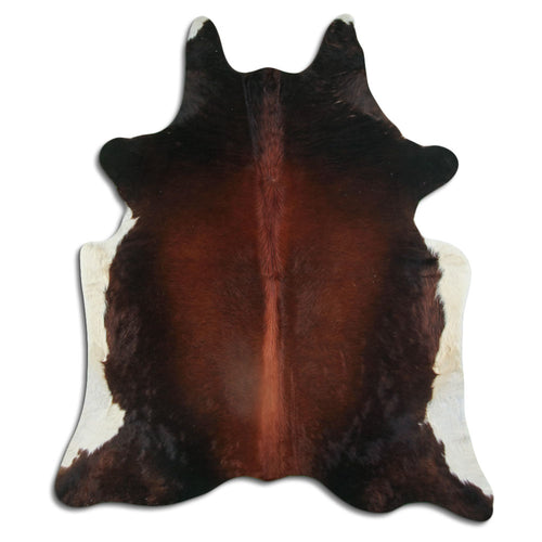 Peau de vache marron L