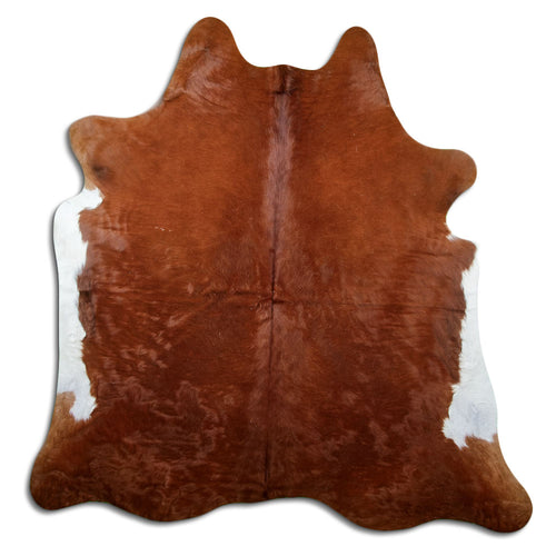 Peau de vache marron L