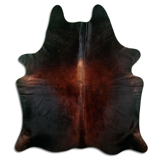 Peau de vache marron L