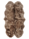 Tapis en peau de mouton de Nouvelle-Zélande quadruple, Moka