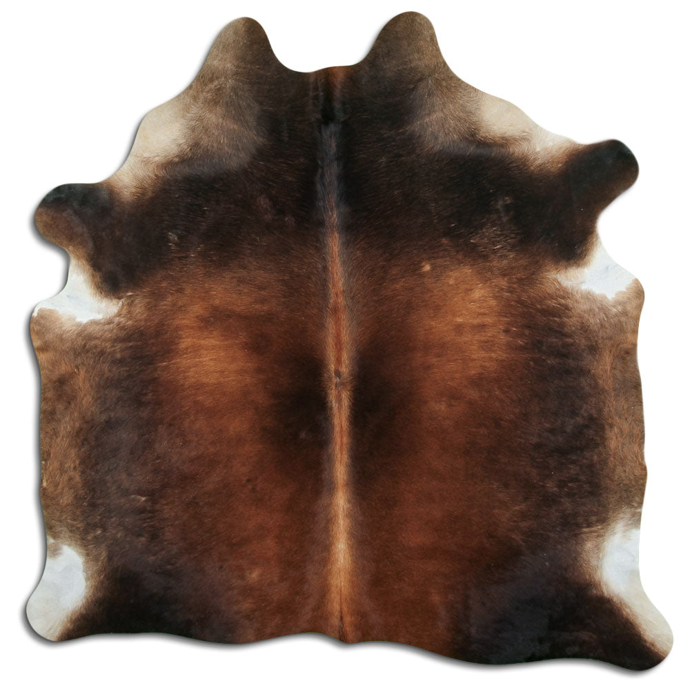 Peau de vache marron L