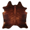 Peau de vache marron L
