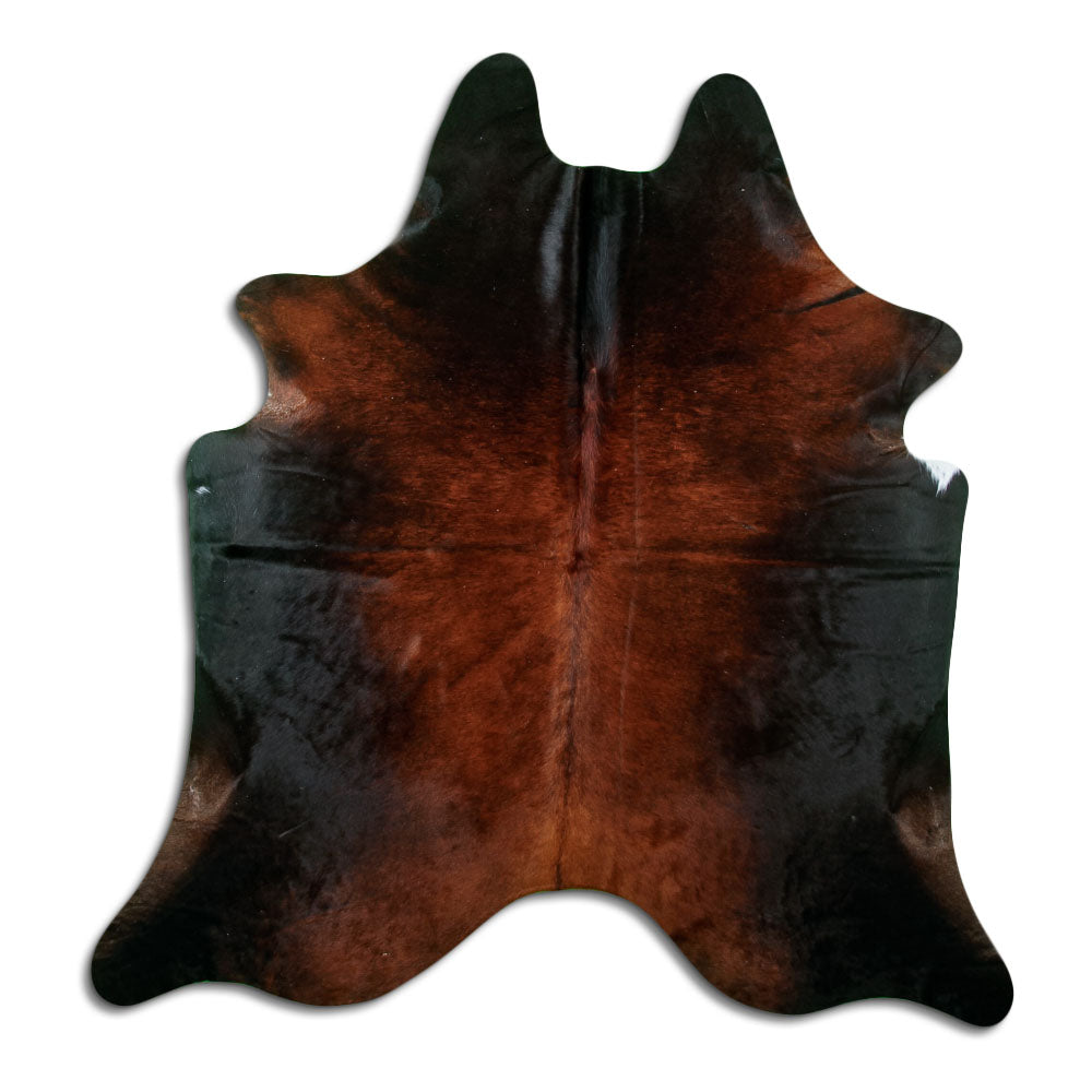 Peau de vache marron L