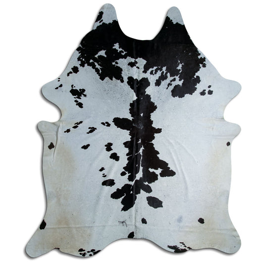 Peau de vache noire et blanche XXXL