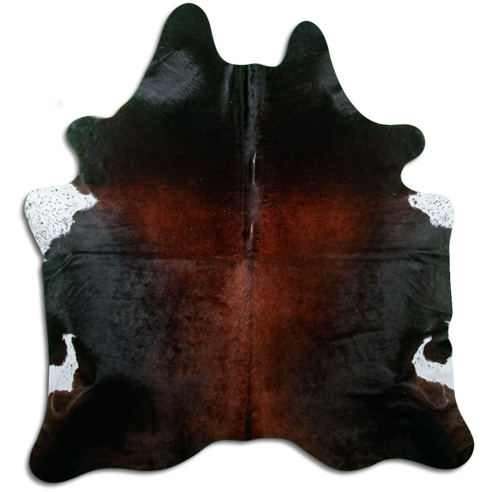Peau de vache marron L