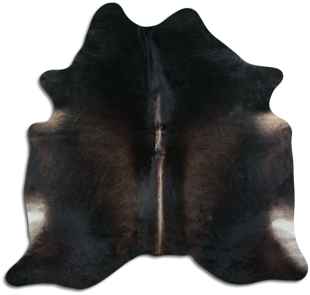 Peau de vache marron L