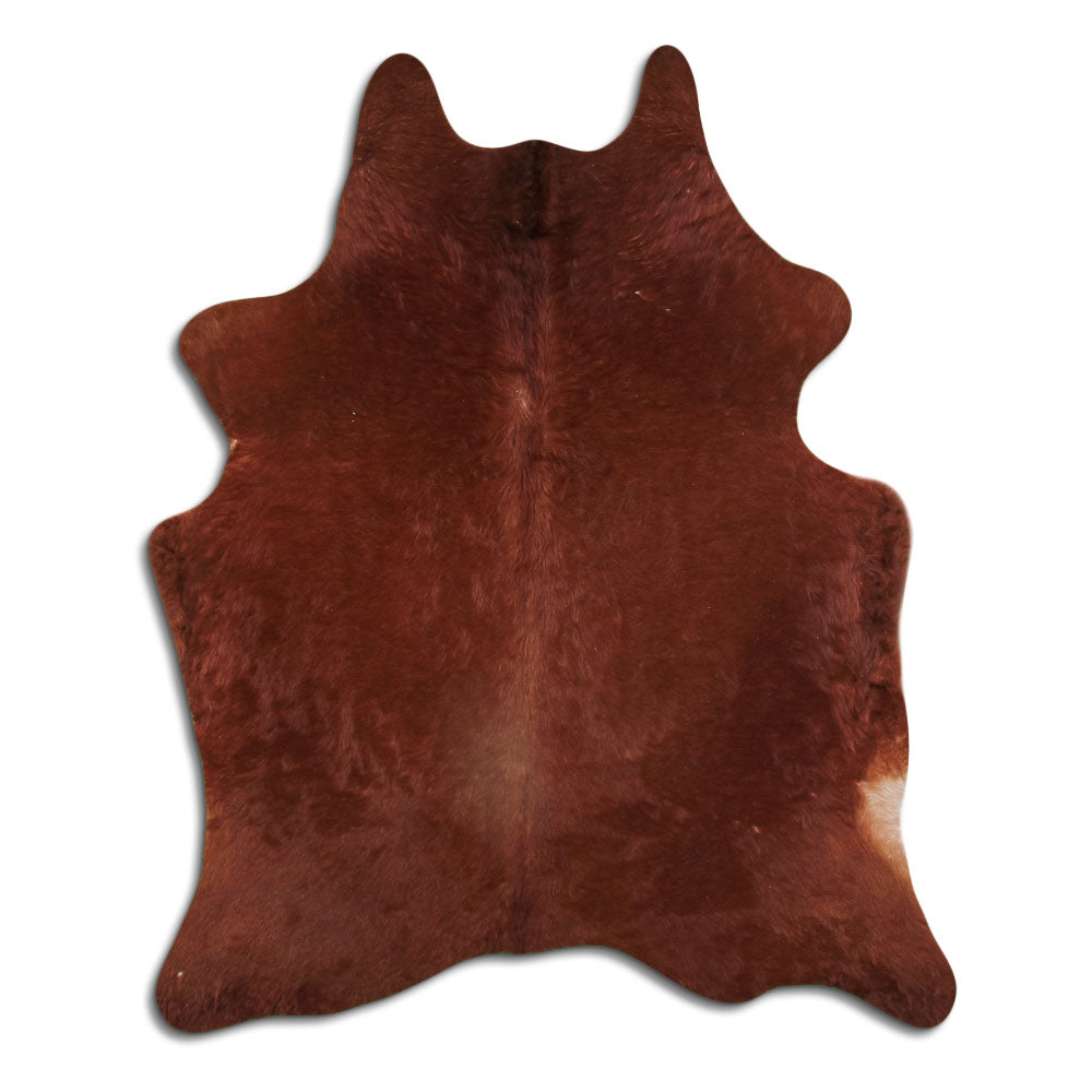 Peau de vache marron L