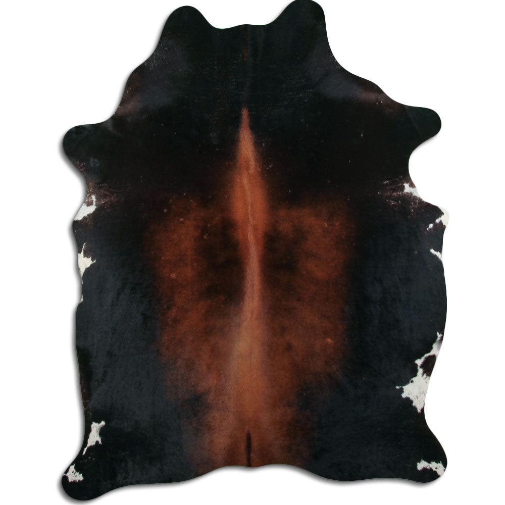 Peau de vache marron L