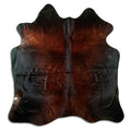 Peau de vache marron L