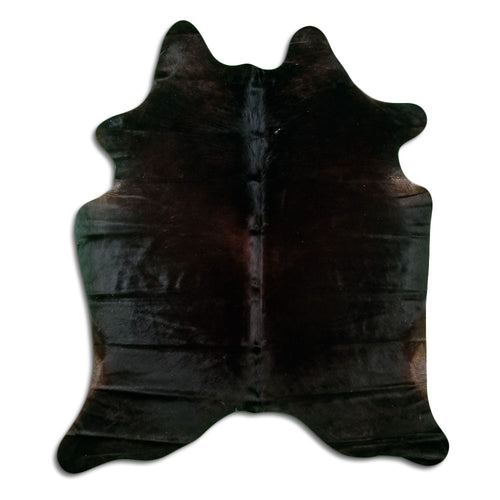 Peau de vache marron L