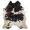 Peau de vache marron et blanche XXL