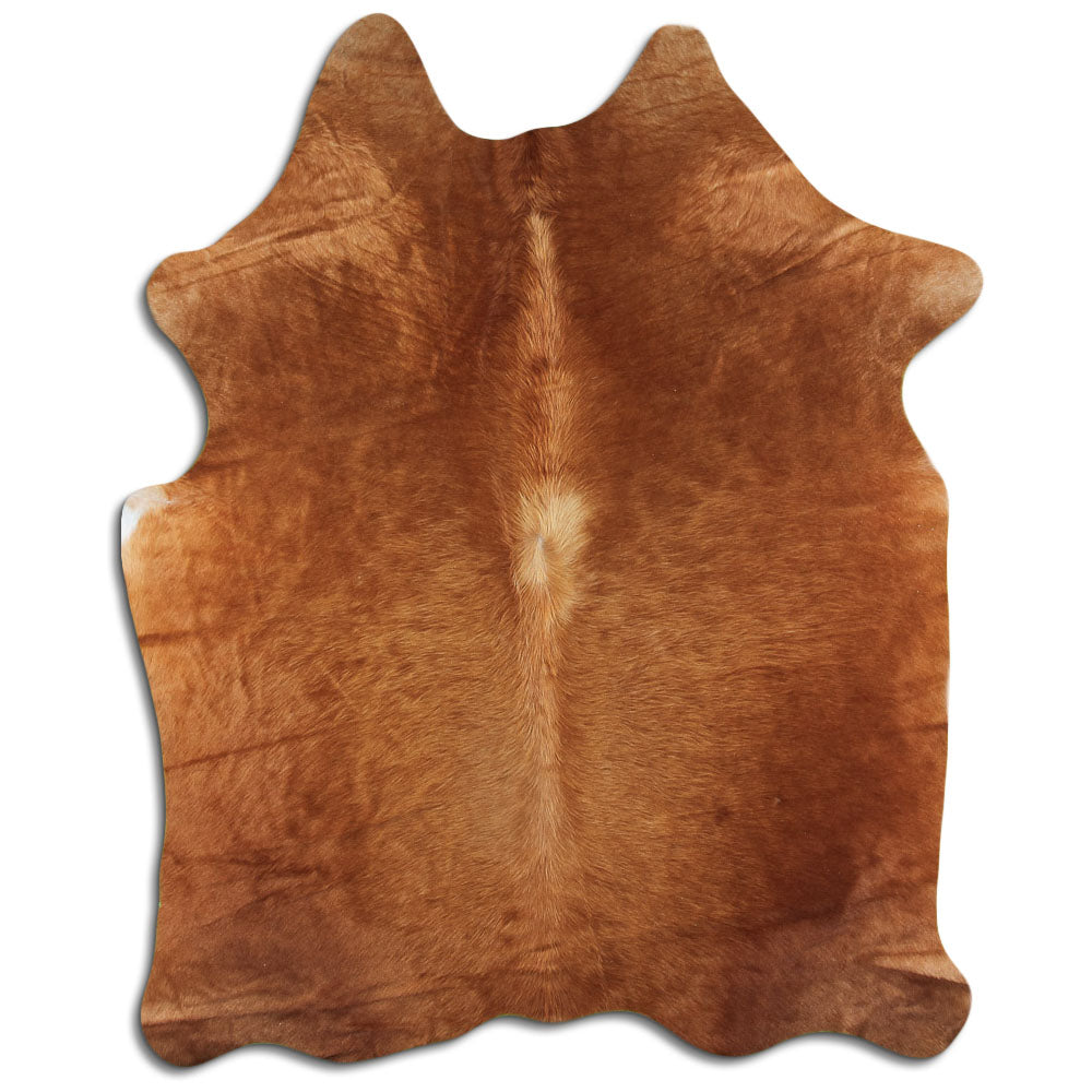 Peau de vache marron L