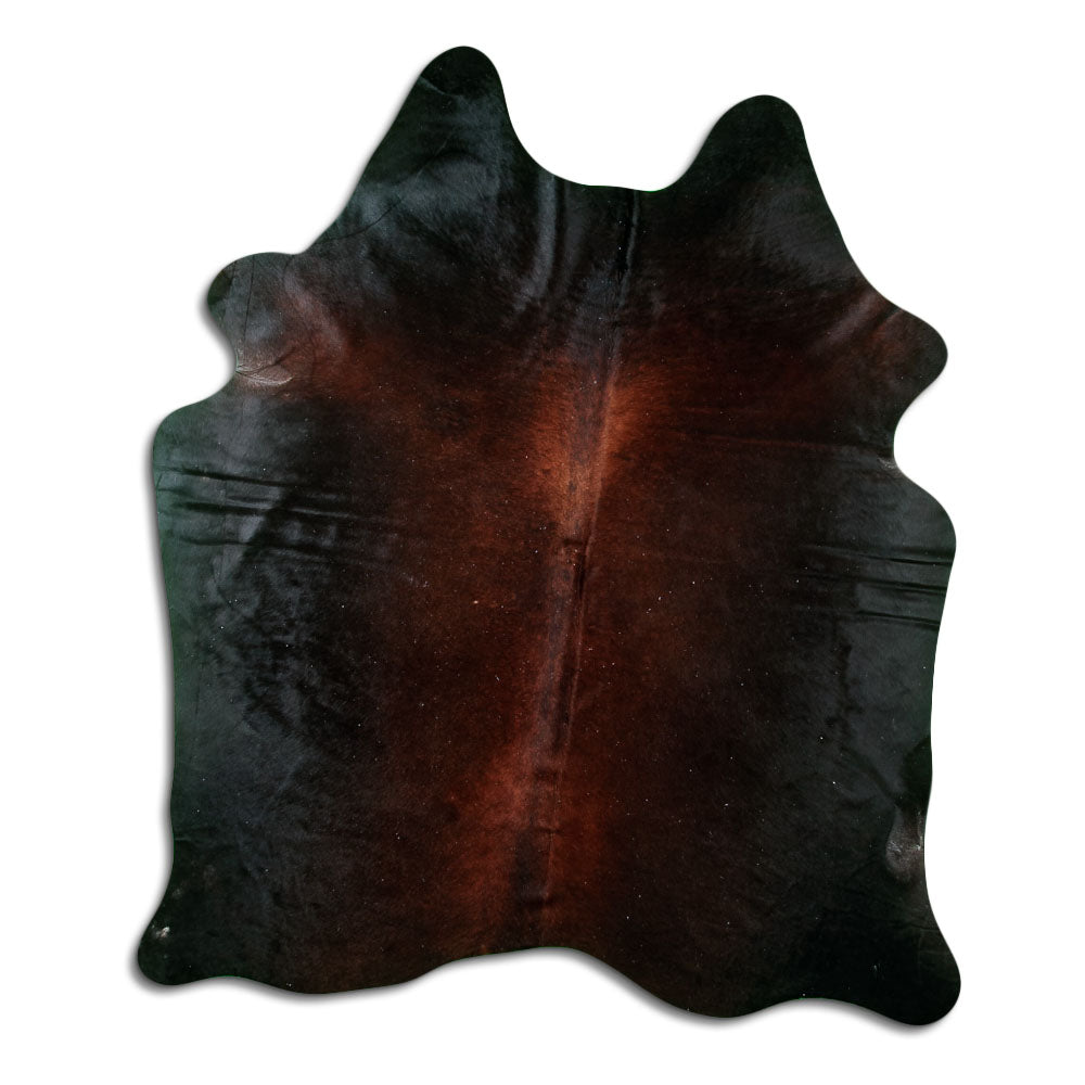 Peau de vache marron L