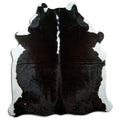 Peau de vache marron et blanche XL