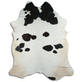 Peau de vache noire et blanche XXXL