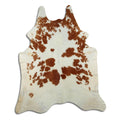 Peau de vache marron et blanche XXL