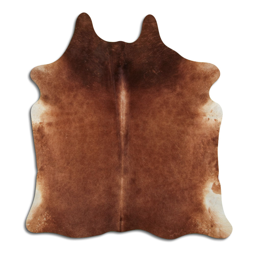Peau de vache marron L
