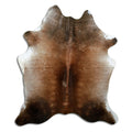 Peau de vache marron L