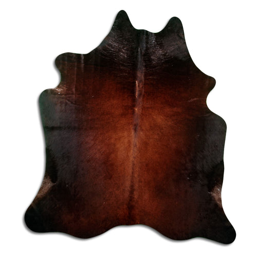 Peau de vache marron L
