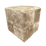 Pouf en peau de vache | plusieurs coloris disponibles