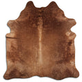 Peau de vache marron L