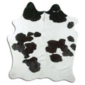 Peau de vache noire et blanche L