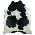 Peau de vache noire et blanche XXXL