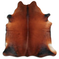 Peau de vache marron XL
