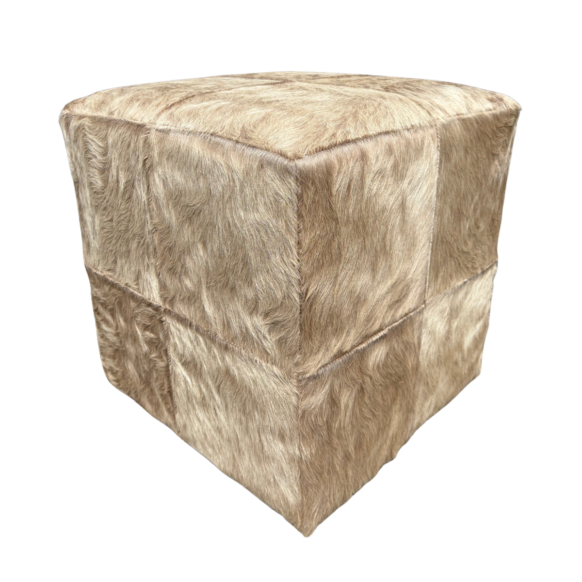 Pouf en peau de vache | plusieurs coloris disponibles