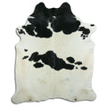 Peau de vache noire et blanche XXL
