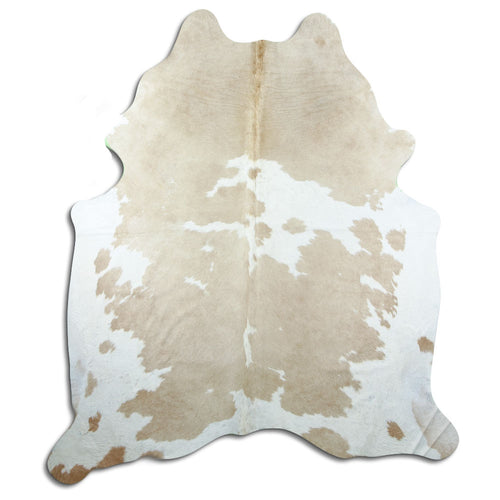 Peau de vache marron et blanche XXL