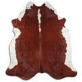 Peau de vache marron et blanche XXL