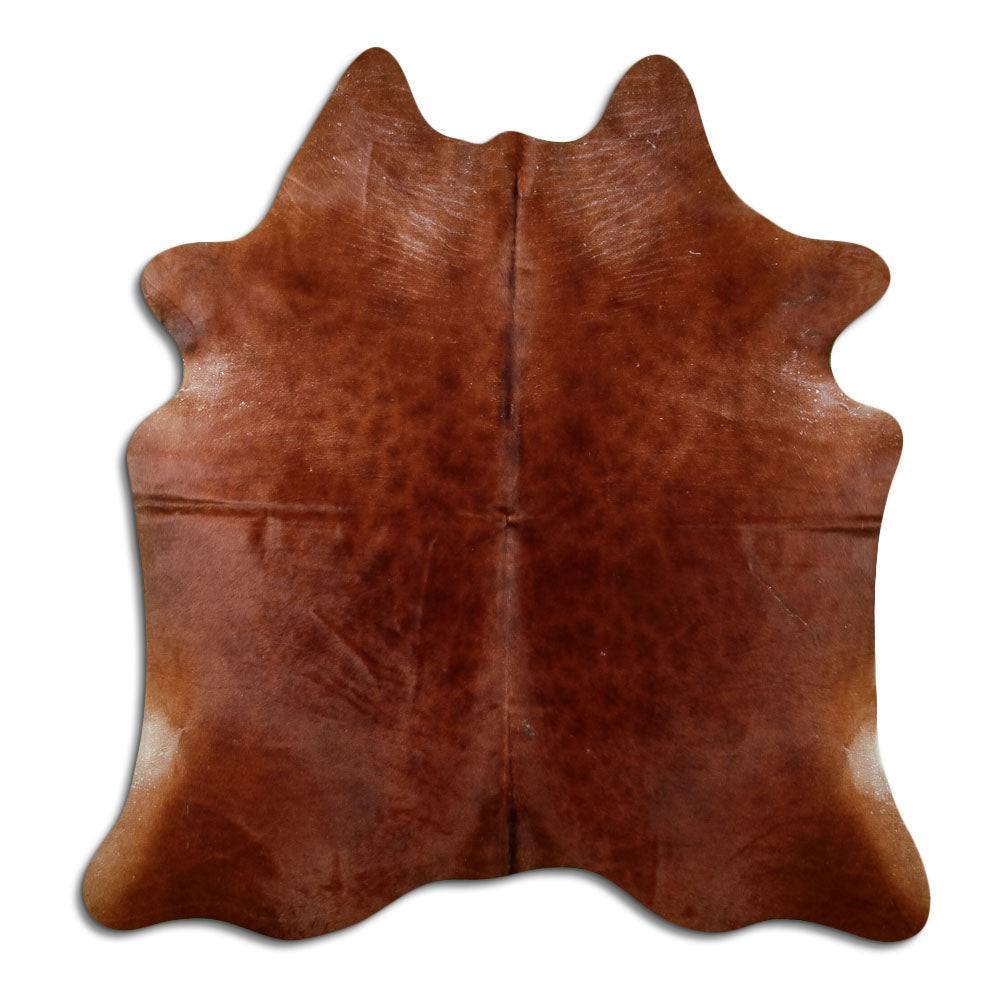Peau de vache marron L