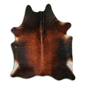 Peau de vache marron L