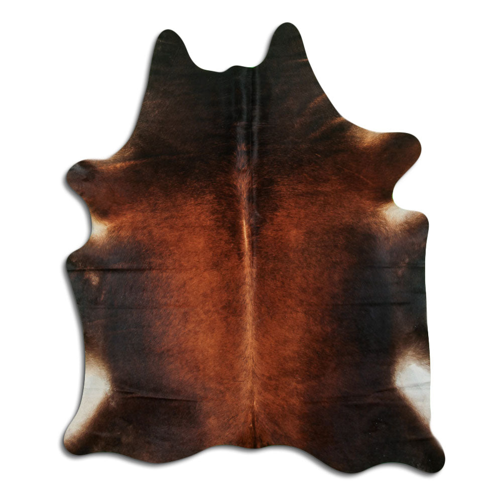 Peau de vache marron L