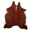 Peau de vache marron et blanche XXL