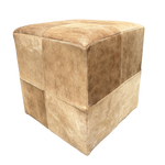 Pouf en peau de vache | plusieurs coloris disponibles