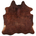 Peau de vache marron L