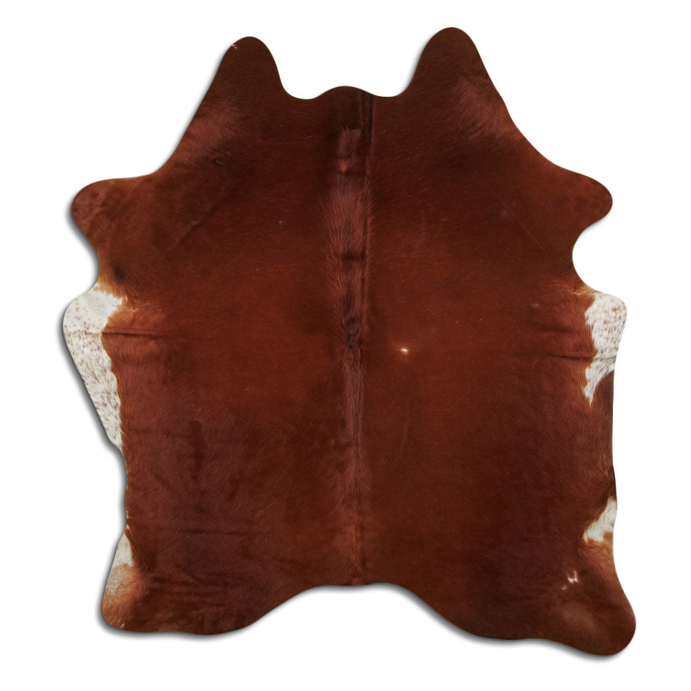 Peau de vache marron L