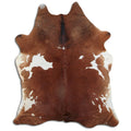 Peau de vache marron et blanche XXL