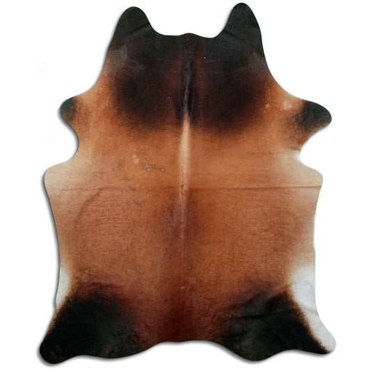 Peau de vache marron L
