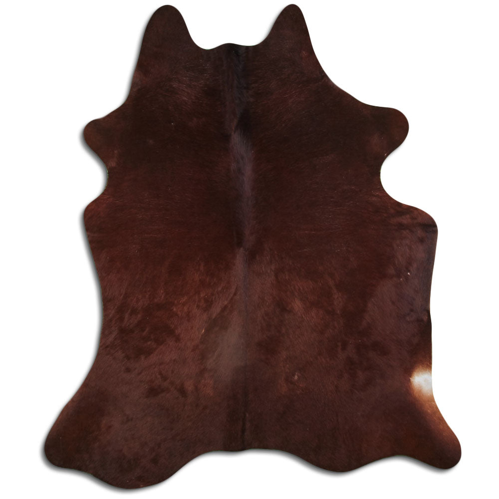 Peau de vache marron L