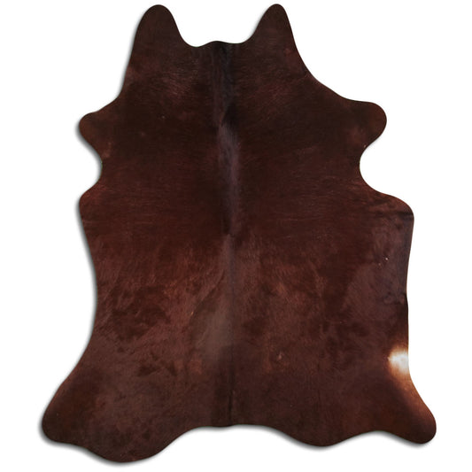 Peau de vache marron L