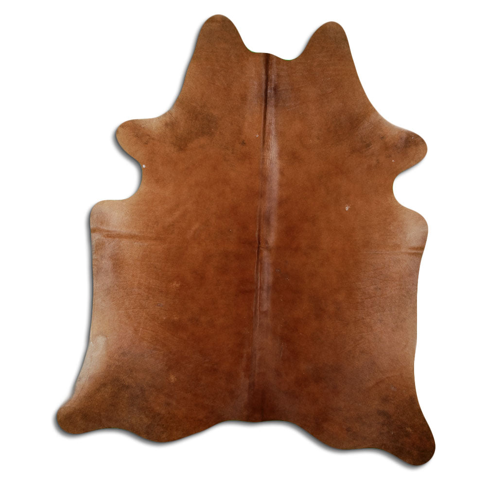 Peau de vache marron L