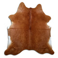 Peau de vache marron L